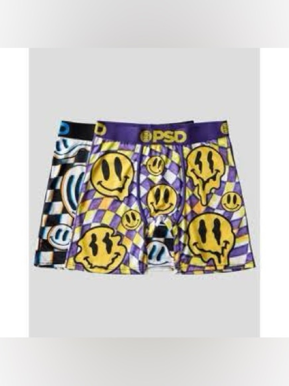 PSD Men’s Performance Boxer Briefs – smile warp 2pack Size S